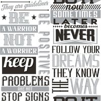 Noordwand Papel pintado Friends&Coffee Words and Letters negro blanco