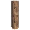 vidaXL Juego de armarios 2 uds. Madera envejecida Madera de ingenier&iacute;a