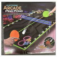 Tender Toys Mesa de ping pong con luces LED 100x50 cm