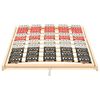 vidaXL Estructura cama 12 listones cabecero pies ajustables 80x200 cm