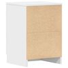 vidaXL Mesitas de noche 2 uds madera contrachapada blanco 38x35x56 cm