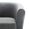 vidaXL Sill&oacute;n de tela gris claro