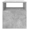 vidaXL Mesa Auxiliar Gris Concreto 40,5 x 40 x 45 cm