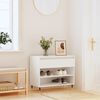 vidaXL Mueble zapatero madera contrachapada blanco 70x36x60 cm