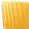 vidaXL Sillas de comedor giratorias 6 uds terciopelo amarillo