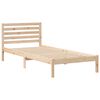 vidaXL Estructura de cama Marr&oacute;n 80 x 210 cm Madera de pino macizo