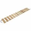 vidaXL Rollo de decking Natural 35 x 300 cm Madera de pino impregnada