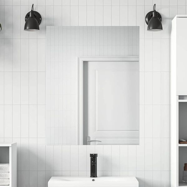 vidaXL Pel&iacute;cula de Espejo Autoadhesiva 90 x 150 cm 2 pcs Plateado PET