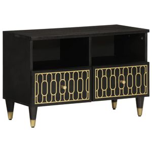 vidaXL Mueble de TV madera maciza de mango 70x33x46 cm