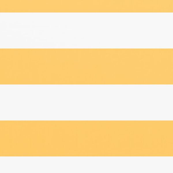 vidaXL Toldo para balcón tela oxford blanco y amarillo 75x500 cm