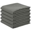vidaXL Tela para Mesa 5 uds. Redondo Gris Claro &Oslash; 140 cm