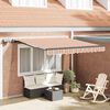 vidaXL Toldo Retr&aacute;ctil Manual Multicolor 300 x 250 cm tela