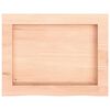 vidaXL Estante de pared madera maciza roble sin tratar 40x30x(2-6) cm
