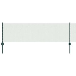 vidaXL Valla hexagonal con poste 100 x 0,6 m Acero recubierto de PVC