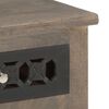 vidaXL Mesita de noche de madera maciza de mango 40x30x50 cm