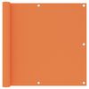vidaXL Toldo para balc&oacute;n tela oxford naranja 90x300 cm
