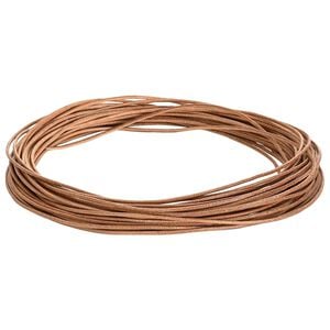 vidaXL Cord&oacute;n de cuero Marr&oacute;n &Oslash;1 mm x 5 m Cuero