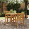 vidaXL Conjunto de Comedor de Jard&iacute;n 3 pcs Marr&oacute;n