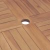 vidaXL Juego de comedor para jard&iacute;n 5 piezas madera maciza de teca