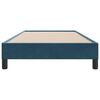 vidaXL Estructura de cama sin colch&oacute;n terciopelo azul oscuro 80x210 cm