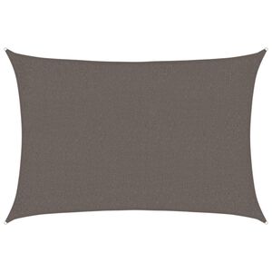 vidaXL Toldo de vela gris antracita HDPE 160 g/m&sup2; 2x3 m