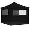 vidaXL Carpa de Fiesta Negro 292 x 292 x 315 cm Tela Oxford