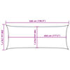 vidaXL Toldo de vela rectangular HDPE arena 160 g/m&sup2; 2x5 m