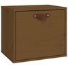 vidaXL Armario de pared madera maciza de pino marr&oacute;n miel 40x30x35 cm