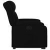 vidaXL Sill&oacute;n el&eacute;ctrico reclinable elevable de tela negro
