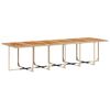 vidaXL Set comedor de jard&iacute;n con cojines 13 pzas rat&aacute;n sint&eacute;tico beige