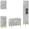 vidaXL Juego de armarios de ba&ntilde;o de 4 piezas ARNHEM Gris Hormig&oacute;n