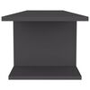vidaXL Mueble de TV de pared gris 103x30x26,5 cm