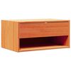 vidaXL Mesita de Noche con caj&oacute;n Marr&oacute;n cera 50 x 32,5 x 24 cm