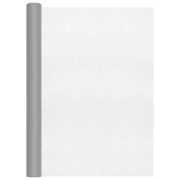 vidaXL Malla mosquitera de acero inoxidable plateada 80x500 cm