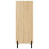 vidaXL Aparador de madera de ingeniería roble Sonoma 34,5x32,5x90 cm