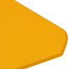 vidaXL Estante flotante 3 pcs Amarillo Mostaza 40 x 9 x 2,5 cm Acero