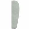 vidaXL Oreja de cabecero Gris Claro 80 x 23 x 6 cm Terciopelo