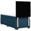 vidaXL Cama box spring con colch&oacute;n terciopelo azul 90x200 cm