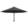 vidaXL Sombrilla de pared con barra de metal antracita 300 cm