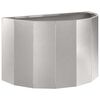 vidaXL Jardinera Plateado 60 x 30 x 35 cm Acero inoxidable