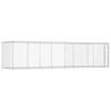 vidaXL Perrera de exterior 760x192x185 cm