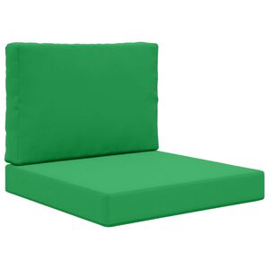 vidaXL Coj&iacute;n para sof&aacute; de exterior Poli&eacute;ster Verde 60 x 60 cm