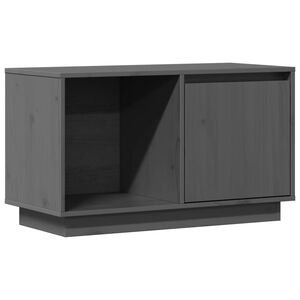 vidaXL Mueble de TV de madera maciza de pino 74x35x44 cm
