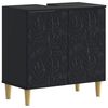 vidaXL Mueble de lavabo para ba&ntilde;o DELFT Negro 59,5 x 31,5 x 59 cm