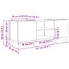 vidaXL Mueble para discos de vinilo Madera Vieja 121 x 38 x 48 cm