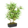 vidaXL &Aacute;rbol de bamb&uacute; artificial con 500 hojas verde 80 cm