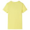 Camiseta infantil amarillo 104