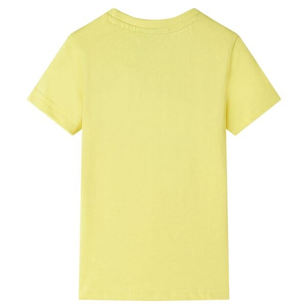 Camiseta infantil amarillo 104