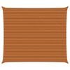 vidaXL Toldo Vela de Sombra Naranja y Marr&oacute;n 7 x 6 m
