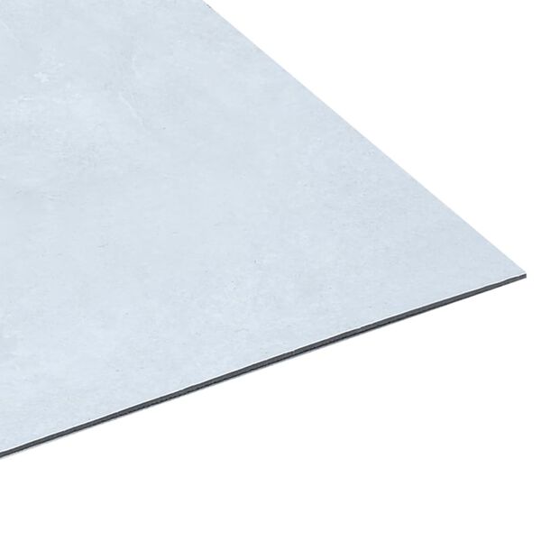 vidaXL Lamas para suelo autoadhesivas PVC m&aacute;rmol blanco 5,11 m&sup2;